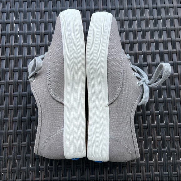Keds Ortholite Metallic Gray Platform Canvas Shoes Women’s Size 5 - Picture 7 of 10